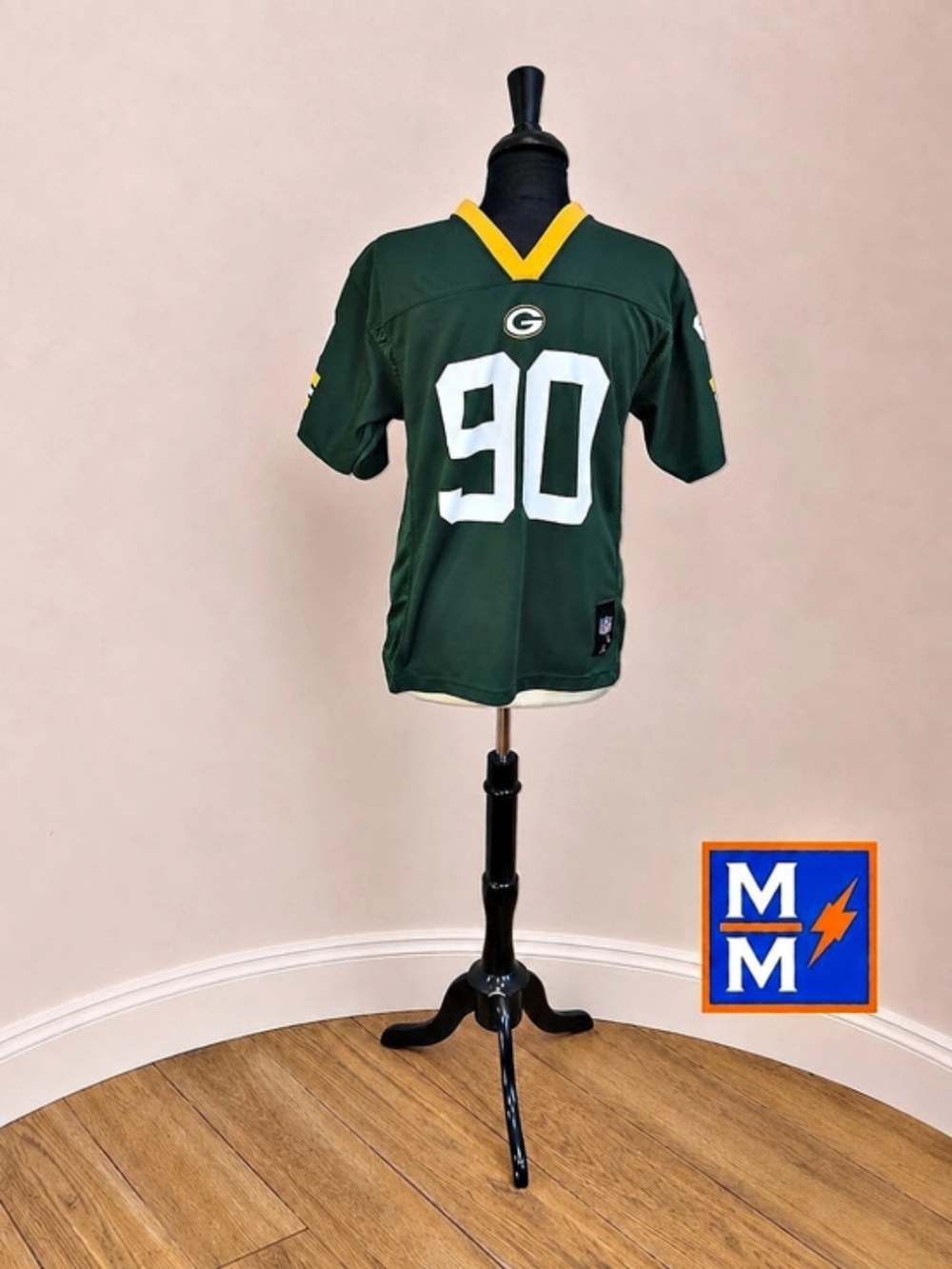 Green Bay Packers B.J. Raji #90 NFL Jersey Youth L 14-16